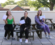 Evie Biggins, Rosie Finn and Lily Rogers